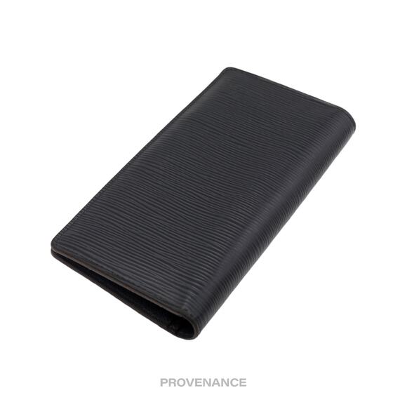 🔴 Louis Vuitton Brazza Long Wallet - Blue Marine Epi - Picture 5 of 9